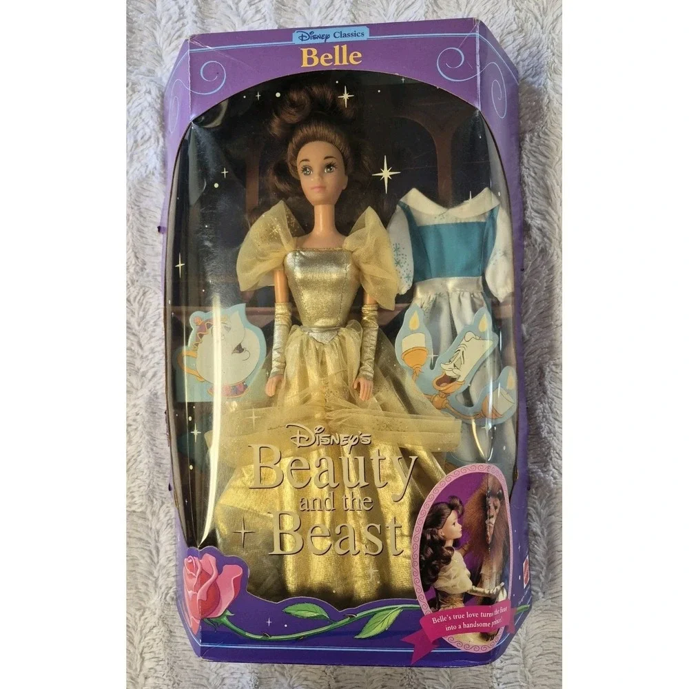 Vintage 1991 Mattel Disney Classics Beauty and the Beast Belle Doll